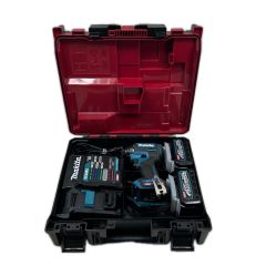MAKITA マキタ インパクトドライバ 充電器・充電池2個付 コードレス式 40v TD002GRDX ブルー Aランク