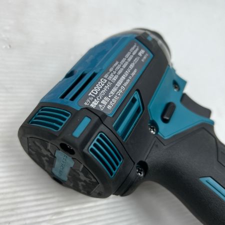 MAKITA マキタ インパクトドライバ 充電器・充電池2個付 コードレス式 40v TD002GRDX ブルー