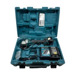 MAKITA マキタ 充電式ディスクグラインダ 充電器・充電池1個・ケース付 コードレス式 GA404DN ブルー Bランク