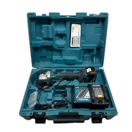 MAKITA マキタ 充電式ディスクグラインダ 充電器・充電池1個・ケース付 コードレス式 GA404DN ブルー