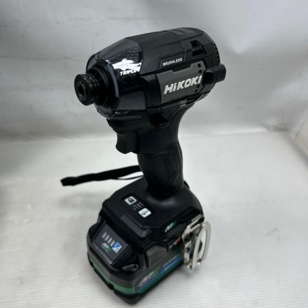 HiKOKI ハイコーキ インパクトドライバ 未使用品(S) 充電器・充電池2個・ケース付 コードレス式 36v WH36DD ブラック