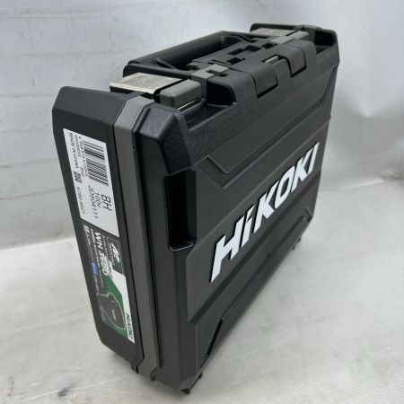 HiKOKI ハイコーキ インパクトドライバ 未使用品(S) 充電器・充電池2個・ケース付 コードレス式 36v WH36DD ブラック