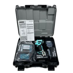 MAKITA マキタ インパクトドライバ 未使用品(S) 充電器・充電池2個・ケース付 コードレス式 TD173DGXTB ターコイズブルー Sランク