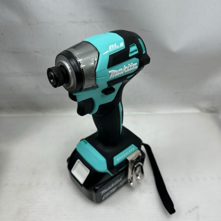 MAKITA マキタ インパクトドライバ 未使用品(S) 充電器・充電池2個・ケース付 コードレス式 TD173DGXTB ターコイズブルー