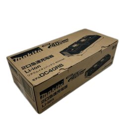 MAKITA マキタ 二口急速充電器 未使用品(S) 本体のみ DC40RB ブラック Sランク