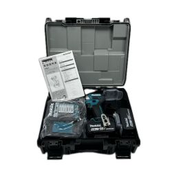 MAKITA マキタ インパクトドライバ 未使用品(S) 充電器・充電池2個・ケース付 コードレス式 18v TD173DRGX ブルー Sランク