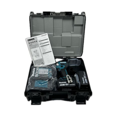 MAKITA マキタ インパクトドライバ 未使用品(S) 充電器・充電池2個・ケース付 コードレス式 18v TD173DRGX ブルー
