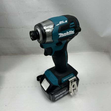 MAKITA マキタ インパクトドライバ 未使用品(S) 充電器・充電池2個・ケース付 コードレス式 18v TD173DRGX ブルー