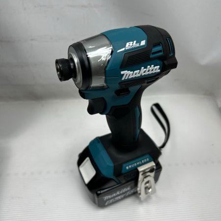 MAKITA マキタ インパクトドライバ 未使用品(S) 充電器・充電池2個・ケース付 TD173DRGX ブルー