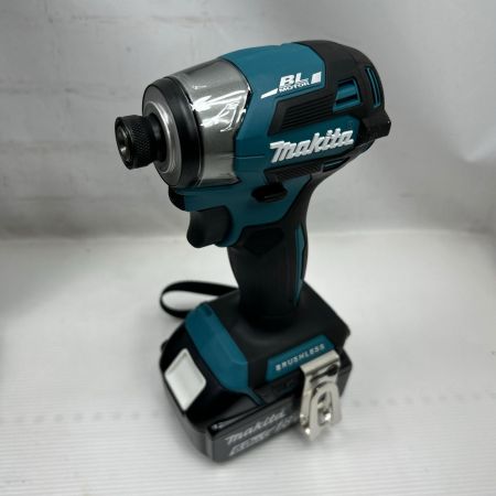 MAKITA マキタ インパクトドライバ 未使用品(S) 充電器・充電池2個・ケース付 TD173DRGX ブルー