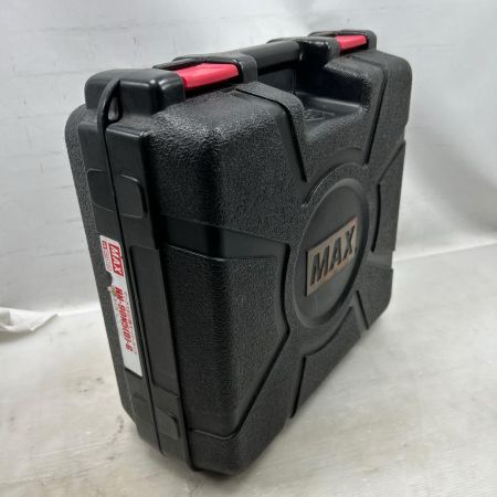 MAX マックス エア釘打ち ケース付 高圧 HN-90N5D-G レッド