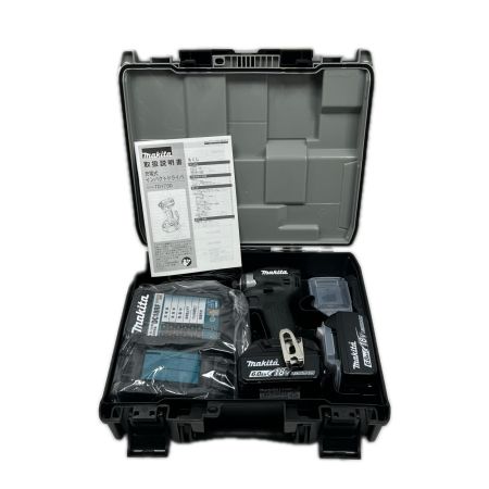MAKITA マキタ インパクトドライバ 未使用品(S) 充電器・充電池2個・ケース付 コードレス式 TD173DRGXB ブラック