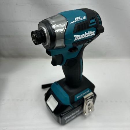 MAKITA マキタ インパクトドライバ 未使用品(S) 充電器・充電池2個・ケース付 コードレス式 TD173DRGX ブルー