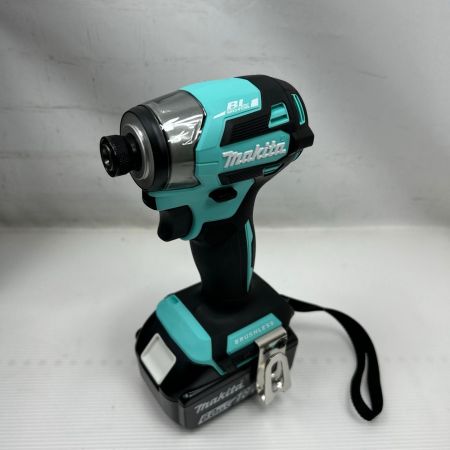 MAKITA マキタ インパクトドライバ 未使用品(S) 充電器・充電池2個・ケース付 コードレス式 TD173DRGXTB ターコイズブルー