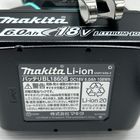 MAKITA マキタ インパクトドライバ 未使用品(S) 充電器・充電池2個・ケース付 コードレス式 TD173DRGXTB ターコイズブルー