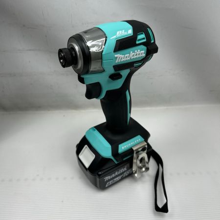MAKITA マキタ インパクトドライバ 未使用品(S) 充電器・充電池2個・ケース付 コードレス式 TD173DRGXTB ターコイズブルー