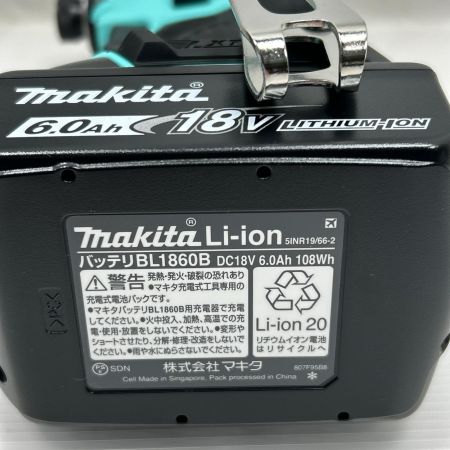 MAKITA マキタ インパクトドライバ 未使用品(S) 充電器・充電池2個・ケース付 コードレス式 TD173DRGXTB ターコイズブルー