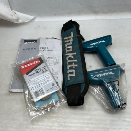MAKITA マキタ 充電式クリーナ ホース・ノズル付 コードレス式 CL184D ブルー