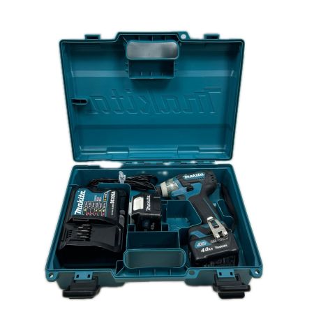 MAKITA マキタ インパクトドライバ 充電器・充電池2個・ケース付 コードレス式 TD111D ブルー