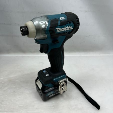 MAKITA マキタ インパクトドライバ 充電器・充電池2個・ケース付 コードレス式 TD111D ブルー
