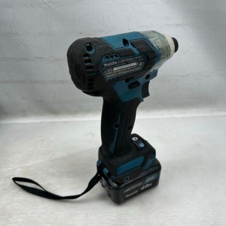 MAKITA マキタ インパクトドライバ 充電器・充電池2個・ケース付 コードレス式 TD111D ブルー