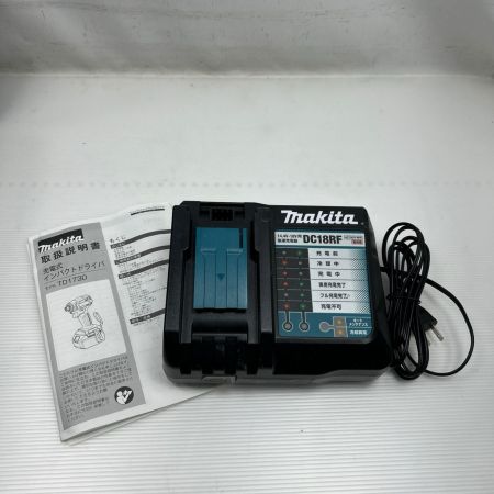 MAKITA マキタ インパクトドライバ 充電器・充電池2個・ケース付 コードレス式 TD173DRGX ブルー