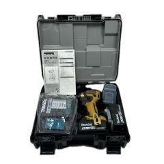 MAKITA マキタ インパクトドライバ 傷や汚れあり 充電器・充電池2個・ケース付 TD173DGXPY イエロー Cランク