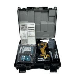 MAKITA マキタ インパクトドライバ 傷や汚れあり 充電器・充電池2個・ケース付 TD173DGXPY イエロー Cランク