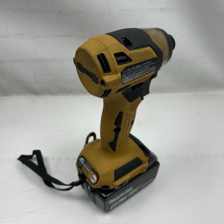 MAKITA マキタ インパクトドライバ 傷や汚れあり 充電器・充電池2個・ケース付 TD173DGXPY イエロー