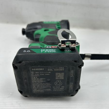 HiKOKI ハイコーキ インパクトドライバ 充電池1個付 コードレス式 WHP12DB グリーン