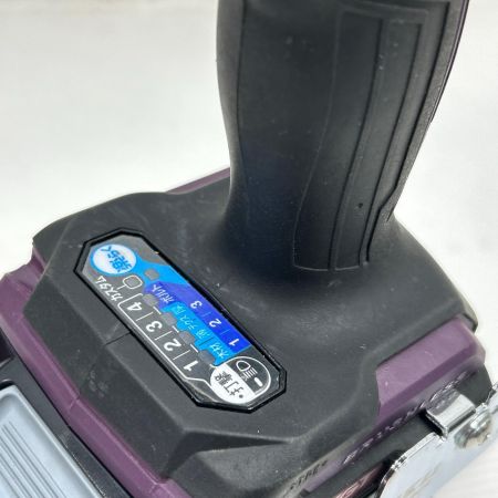 MAKITA マキタ インパクトドライバ 充電器・充電池2個・ケース付 コードレス式 40v TD002G パープル