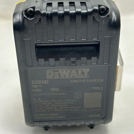 DEWALT インパクトドライバ 充電器・充電池2個・ケース付 コードレス式 DCF887M2 オレンジ