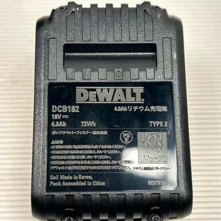 DEWALT インパクトドライバ 充電器・充電池2個・ケース付 コードレス式 DCF887M2 オレンジ
