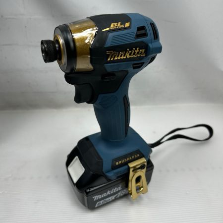 MAKITA マキタ インパクトドライバ プレミアムブルー 未使用品(S) 充電器・充電池2個・ケース付 コードレス式 TD173DGXPB
