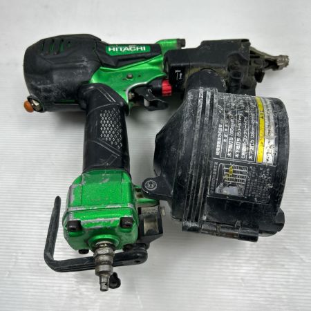 HITACHI 日立 エア釘打ち 本体のみ 高圧 NV65HR グリーン