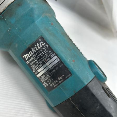 MAKITA マキタ ディスクグラインダー 本体のみ コード式 100v GA7011C ブルー
