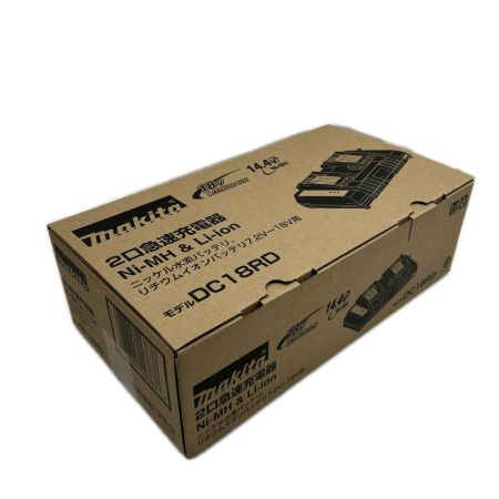 MAKITA マキタ 二口急速充電器 未使用品(S) 本体のみ DC18RD ブラック