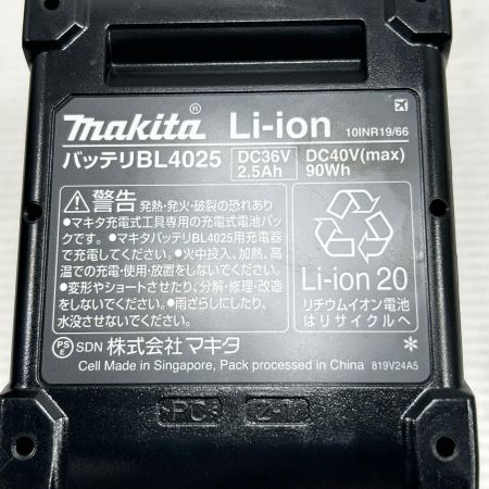 MAKITA マキタ インパクトドライバ 未使用品(S) 充電器・充電池2個・ケース付 コードレス式 40v TD002GRDXO オリーブ