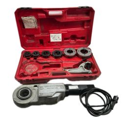 Asada ポータブルネジ切り機 ケース付 コード式 現状品 SUPER-EGO SUPERTRONIC2000 Cランク