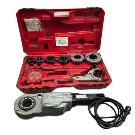 Asada ポータブルネジ切り機 ケース付 コード式 現状品 SUPER-EGO SUPERTRONIC2000
