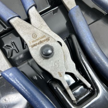 Snap-on スナップオン スナップリングプライヤー 5点セット PAKLD204 ブルー