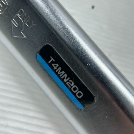TONE トネ トルクレンチ プレセット型 本体のみ T4MN200 シルバー