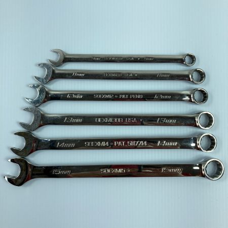  Snap-on スナップオン コンビネーションレンチ SOEXM15/SOEXM14/OEXM130B/SOEXM12/OEXM10B/OEXM90B 6本セット