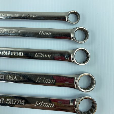  Snap-on スナップオン コンビネーションレンチ SOEXM15/SOEXM14/OEXM130B/SOEXM12/OEXM10B/OEXM90B 6本セット SOEXM&OEXM