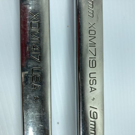  Snap-on スナップオン メガネレンチ 60°オフセット XOM1417/1719 2本セット XOM1417/1719