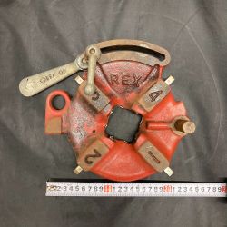 ** REX レッキス 手動切上ダイヘッド　1/2～1 1/2 型番不明 Bランク