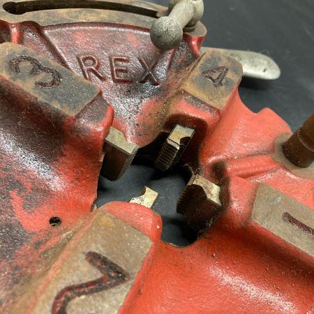  REX レッキス 手動切上ダイヘッド　1/2～1 1/2 型番不明