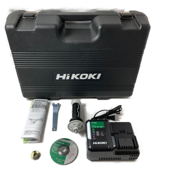 HiKOKI ハイコーキ 36V 100ｍｍコードレスディスクグラインダー バッテリー・充電器付 G3610DA(XP )｜中古｜なんでもリサイクルビッグバン