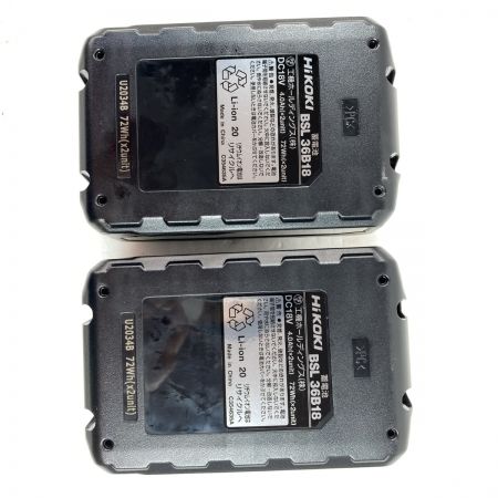  HiKOKI ハイコーキ 36V 180mm コードレスディスクグラインダ (バッテリ2個・充電器・ケース付） G3618DA(2WP)