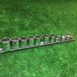 ＊＊ Snap-on スナップオン 六角ソケット10個セット 3/8  9,5sq ソケットホルダー付属 FSM7I/8I/10I/13I/14I/15I/16I/1 Bランク